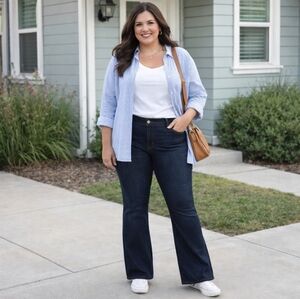 Levi Strauss Signature Mid-Rise Bootcut Jeans Women 14M Flattering Classic Denim